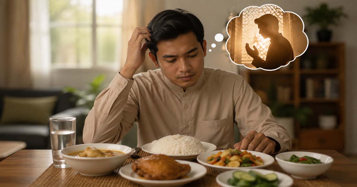 Lupa Membaca Basmalah Sebelum Makan